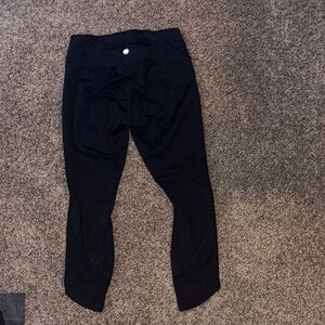 Athleta kids black mesh leggings